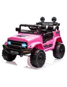 Camión de Juguete Eléctrico Garvee 12V Rosa con Control Remoto
