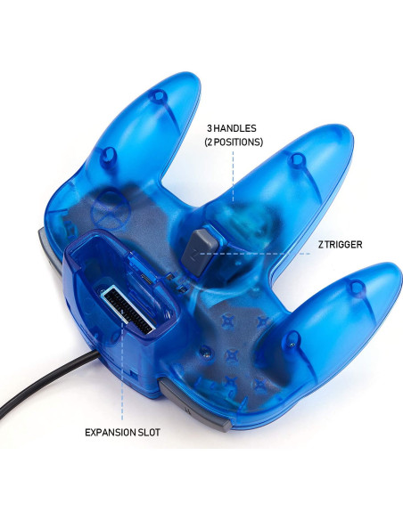 Controlador N64 Miadore 4 Pack con Joystick Mejorado