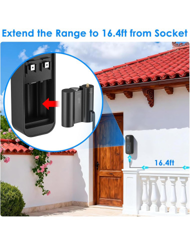 Cable de alimentación para timbre Blink 2da generación 5m