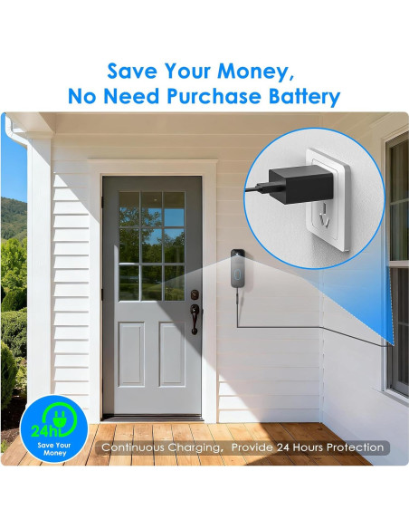 Cable de alimentación para timbre Blink 2da generación 5m