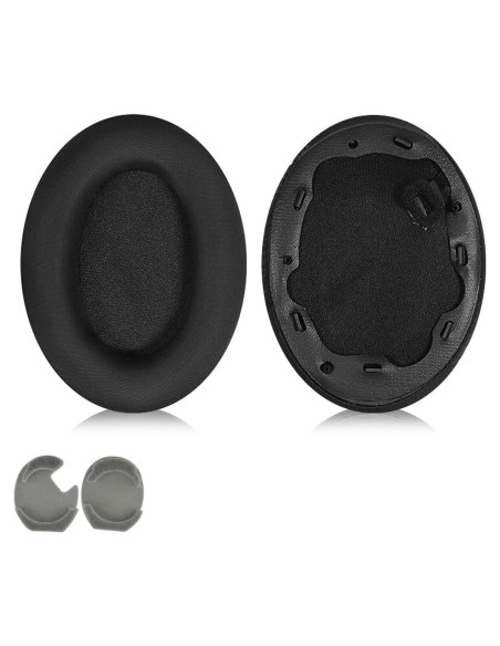 Almohadillas de repuesto Sony WH1000XM4 - Aislamiento Sonoro Negro
