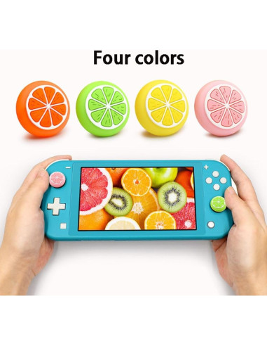 Cubierta de Joystick Silicona Booge 8 Piezas Joy-Con Switch