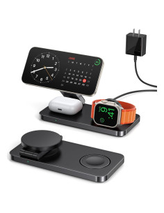 Estación de Carga 3 en 1 CVY para iPhone y Apple Watch