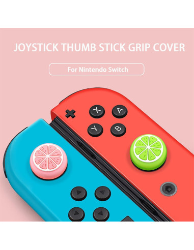 Cubierta de Joystick Silicona Booge 8 Piezas Joy-Con Switch