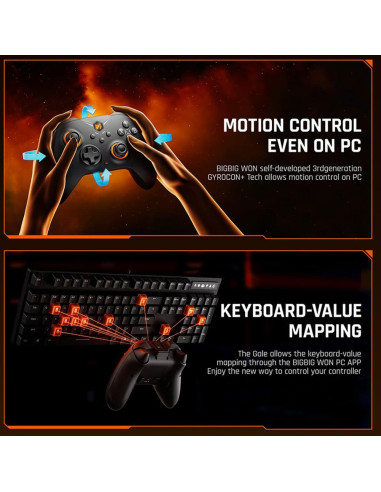 Controlador Inalámbrico BIGBIG WON Gale Hall para PC y Switch