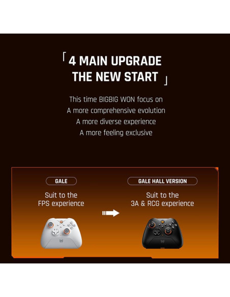 Controlador Inalámbrico BIGBIG WON Gale Hall para PC y Switch