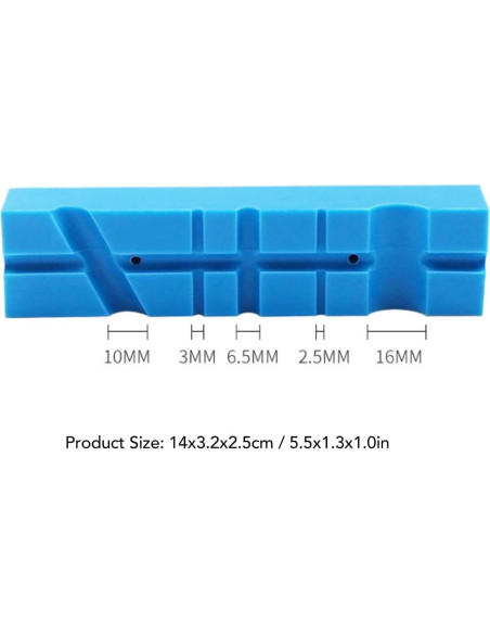 2 Almohadillas de Mandíbula de Tornillo Kuuleyn PU Antideslizantes