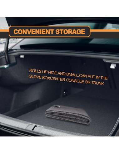 Funda de Asiento Impermeable KEVWR Negra para Auto