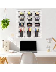 INCLY Kit de Accesorios para Tablero Perforado 12 Piezas 2