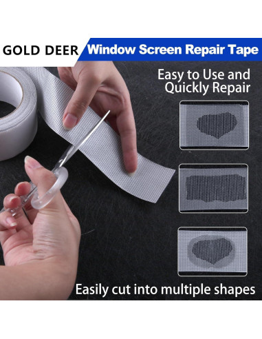 Cinta de Reparación de Pantallas GOLD DEER 5 cm x 9 m