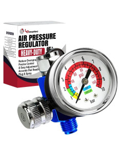 Regulador de Aire LE LEMATEC AR-01 con Manómetro 0-150 PSI