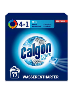 Calgon 4-en-1 Power Tabs - 77 Tabletas Suavizantes de Agua