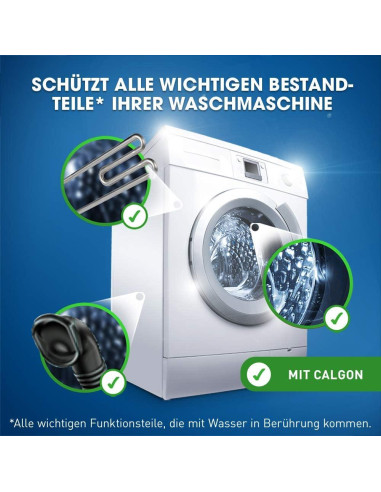 Calgon 4-en-1 Power Tabs - 77 Tabletas Suavizantes de Agua