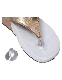 5 Pares Protectores de Gel Silicona Transparente para Dedos