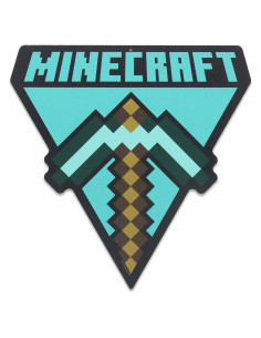 Arte de Pared de Metal Minecraft Open Road 27x27 cm