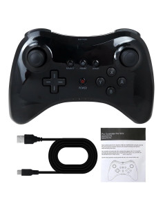 Controlador Pro Inalámbrico Icelily para Nintendo Wii U Negro