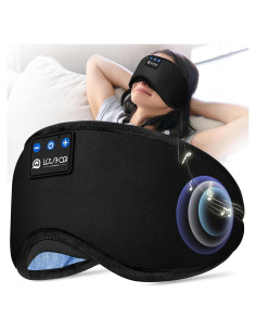 MÁS AMOR Máscara de Ojos Bluetooth 5.4 con Altavoces HD