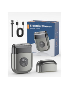 Afeitadora eléctrica WEQOEE IPX7 con pantalla LED y carga tipo C