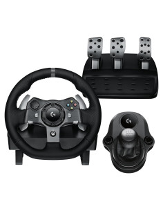 Volante Logitech G920 + Pedales y Cambio para Xbox y PC