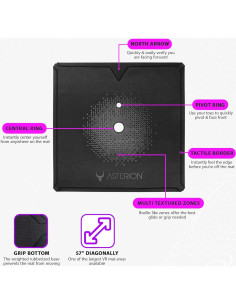 Alfombra VR Asterion 41" (104cm) Antifatiga Negra - Portátil 2