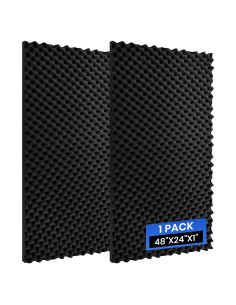 Paneles Acústicos Focusound 1 Paquete 121.92x60.96cm Negro