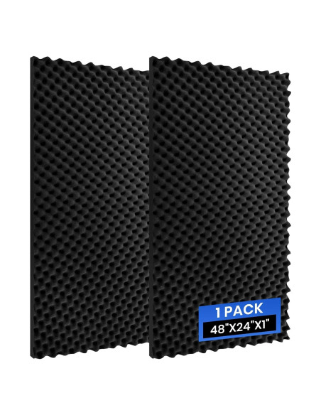Paneles Acústicos Focusound 1 Paquete 121.92x60.96cm Negro