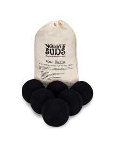 Bolas de Secado de Lana Molly | XL, Hipoalergénicas, Juego de 6