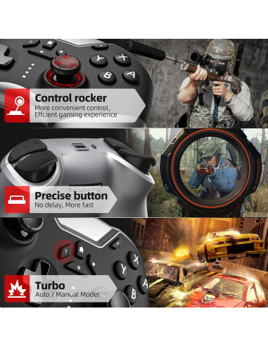 Controladores Inalámbricos Happydo para Nintendo Switch y PC