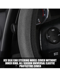 Funda de Volante Bittwee Universal 38.5 cm Antideslizante Negra 2