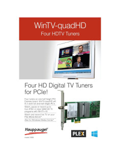 Tarjeta Sintonizadora de TV Hauppauge WinTV-quadHD 1609 2