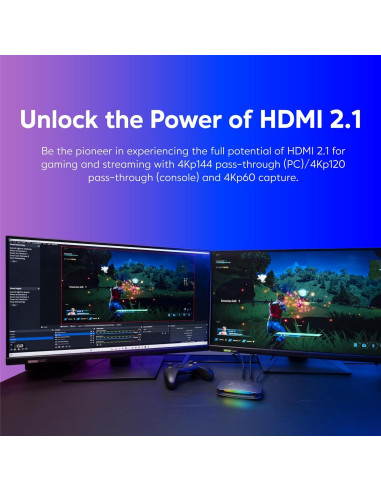 Tarjeta de Captura AVerMedia 4K60 HDMI 2.1 Baja Latencia