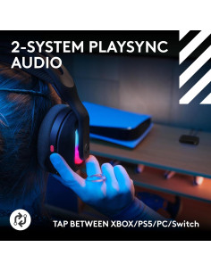 Auricular Inalámbrico Logitech G Astro A20X para Juegos - Negro 2