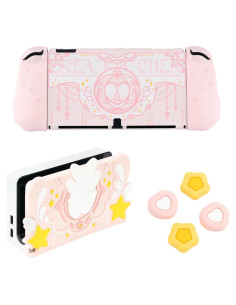 Funda Protectora GeekShare para Switch OLED - Rosa