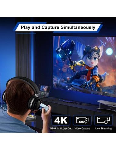 Tarjeta de Captura de Video HDMI Portta HCC101-BK 1080p 60fps