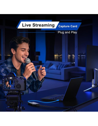 Tarjeta de Captura de Video HDMI Portta HCC101-BK 1080p 60fps