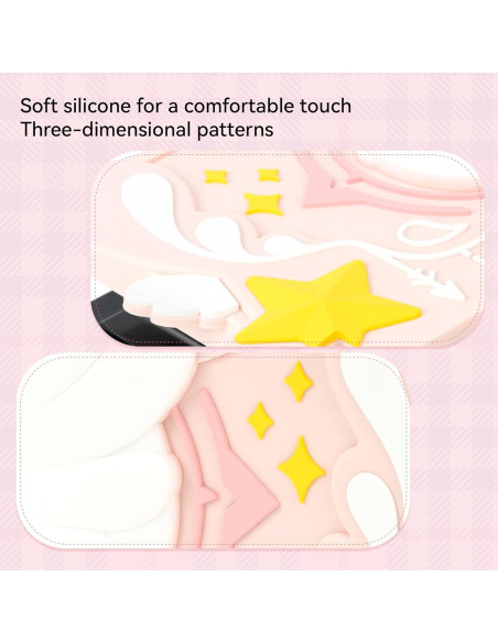 Funda Protectora GeekShare para Switch OLED - Rosa