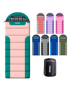Saco de dormir Kanyak 3 estaciones 220x82.5 cm franela