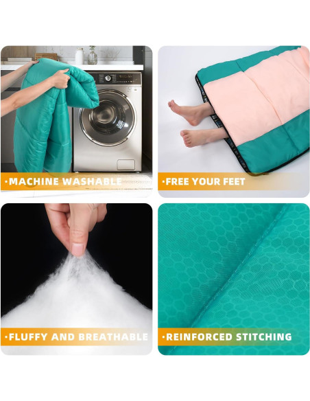 Saco de dormir Kanyak 3 estaciones 220x82.5 cm franela