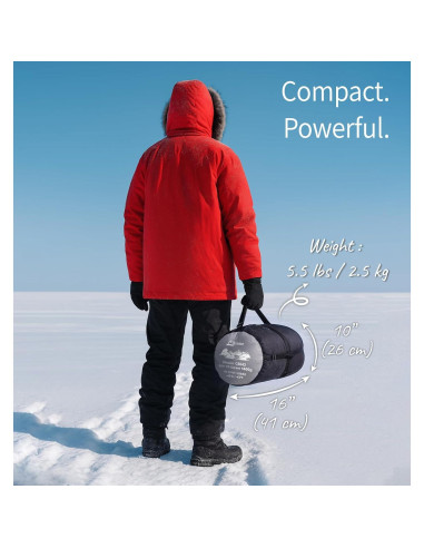Saco de dormir Litume C8042 -50C Momia Plumas 800+ Invierno