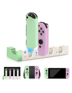 Controlador Joypad SWTOTK para Switch y OLED, Dock 4 Puertos