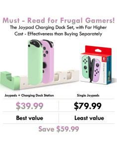 Controlador Joypad SWTOTK para Switch y OLED, Dock 4 Puertos 2