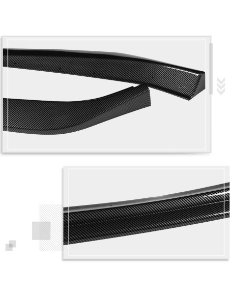 Labio Frontal Divisor Spoiler PM Performotor para VW Golf 2018-2021