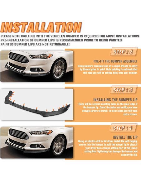 Labio Frontal Divisor Spoiler PM Performotor para VW Golf 2018-2021