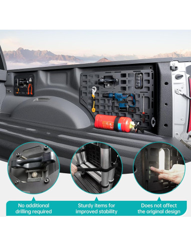 Panel Molle para Cama Lateral Ford F150 2015-2023 OUSUWO