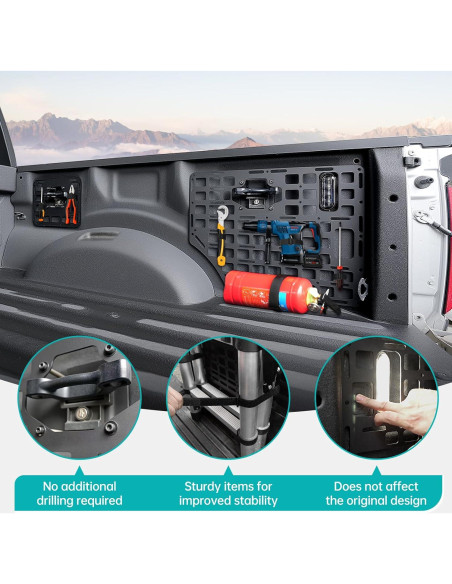 Panel Molle para Cama Lateral Ford F150 2015-2023 OUSUWO
