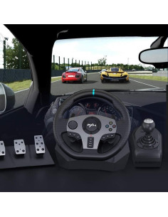 Volante de Carreras PXN V9 con Pedales y Vibración 2