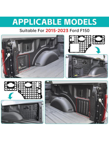 Panel Molle para Cama Lateral Ford F150 2015-2023 OUSUWO