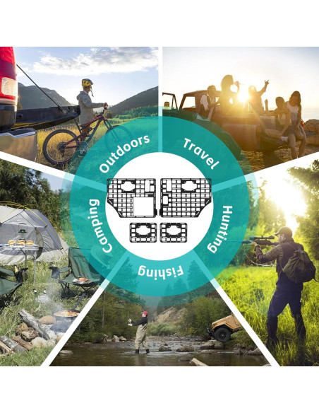 Panel Molle para Cama Lateral Ford F150 2015-2023 OUSUWO