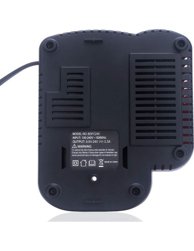 Cargador BDFC240 Black & Decker 9.6V-24V NiCd NiMH 2.3A