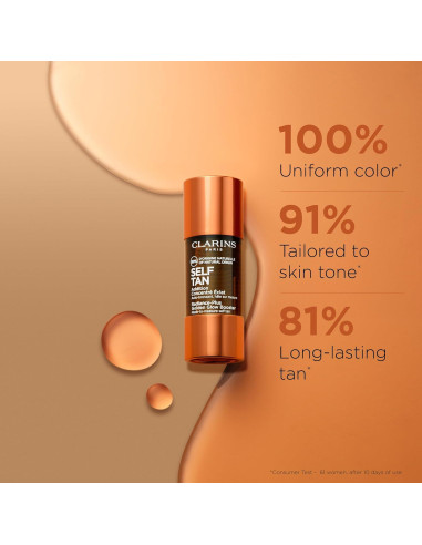 Acelerador de Bronceado Facial Clarins 14g | Gotas Hidratantes